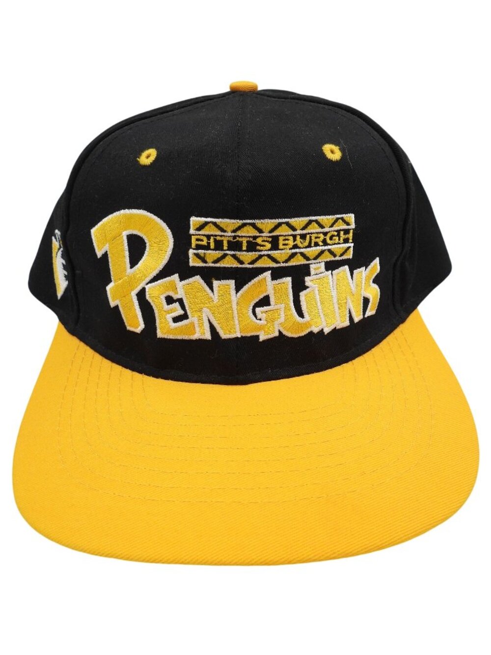 Vintage 1990s Pittsburgh Penguins Annco Snapback Hat Cap NHL